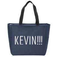 Kevin Name Funny Christmas Sayings Zip Tote Bag