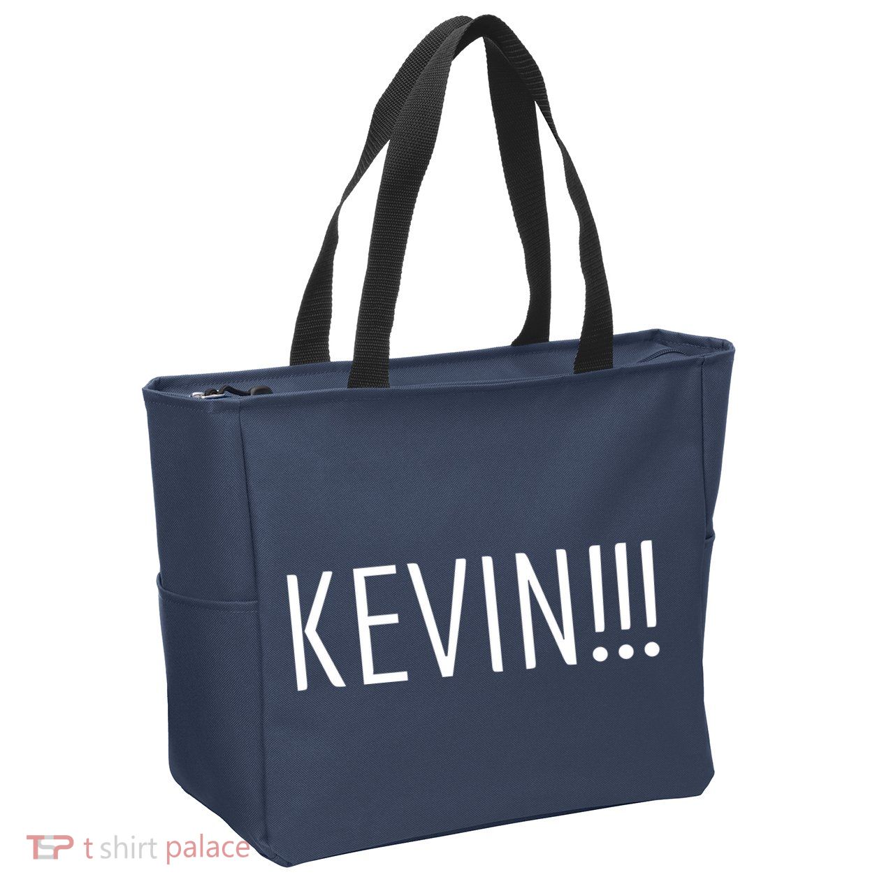 Kevin Name Funny Christmas Sayings Zip Tote Bag