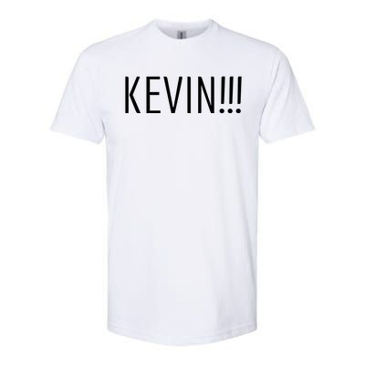 Kevin Name Funny Christmas Sayings Softstyle CVC T-Shirt