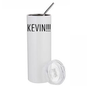 Kevin Name Funny Christmas Sayings Stainless Steel Tumbler