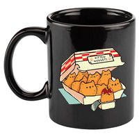 Kitten Nuggets Fast Food Cat Mom 11oz C Handle Ceramic Mug