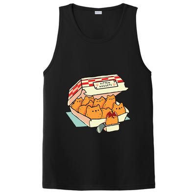 Kitten Nuggets Fast Food Cat Mom PosiCharge Competitor Tank