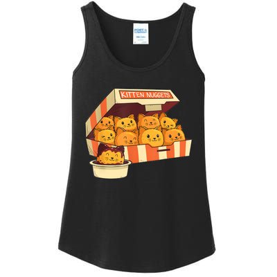 Kitten Nuggets Funny Cats And Chicken Nuggets Lover Funny Cat Ladies Essential Tank