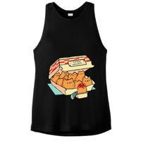 Kitten Nuggets Fast Food Cat And Chicken Nugget Lover Quote Ladies PosiCharge Tri-Blend Wicking Tank