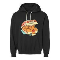 Kitten Nuggets Fast Food Cat And Chicken Nugget Lover Quote Garment-Dyed Fleece Hoodie