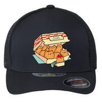 Kitten Nuggets Fast Food Cat And Chicken Nugget Lover Quote Flexfit Unipanel Trucker Cap