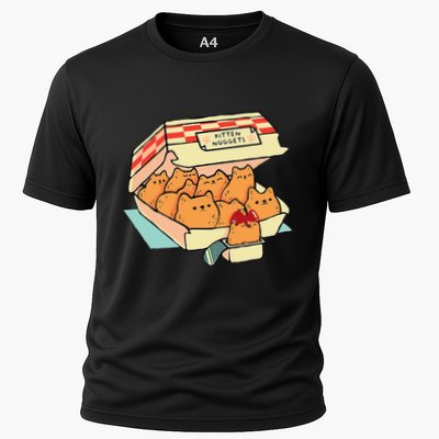 Kitten Nuggets Fast Food Cat And Chicken Nugget Lover Quote Performance Shirt