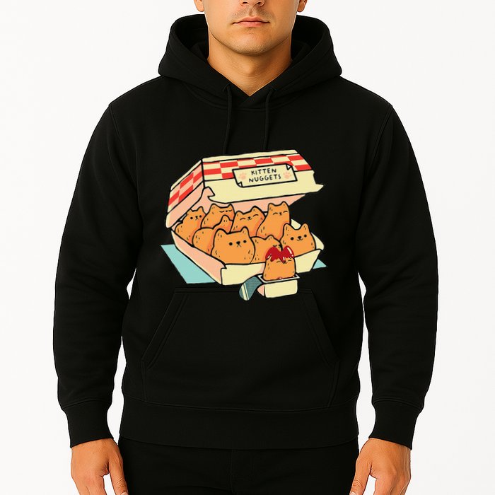 Kitten Nuggets Fast Food Cat And Chicken Nugget Lover Quote Hoodie