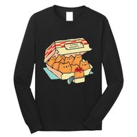 Kitten Nuggets Fast Food Cat And Chicken Nugget Lover Quote Long Sleeve Shirt