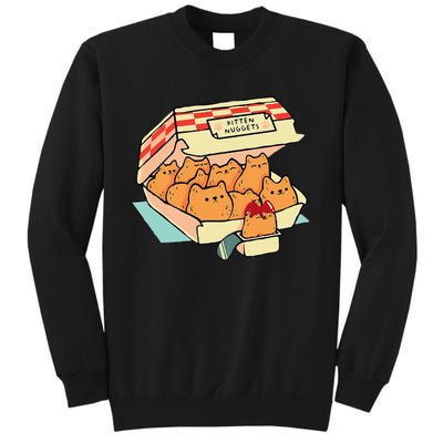 Kitten Nuggets Fast Food Cat And Chicken Nugget Lover Quote Sweatshirt