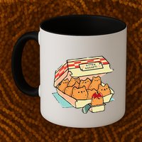 Kitten Nuggets Fast Food Cat And Chicken Nugget Lover Quote Mug