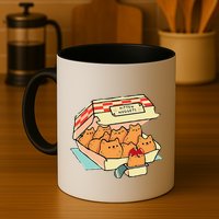 Kitten Nuggets Fast Food Cat And Chicken Nugget Lover Quote Mug
