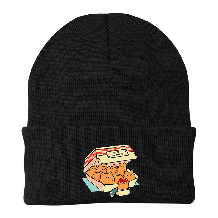 Kitten Nuggets Fast Food Cat And Chicken Nugget Lover Quote Beanie