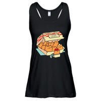 Kitten Nuggets Fast Food Cat And Chicken Nugget Lover Quote Ladies Essential Flowy Tank