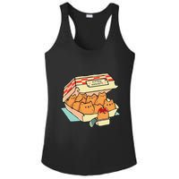 Kitten Nuggets Fast Food Cat And Chicken Nugget Lover Quote Ladies PosiCharge Competitor Racerback Tank