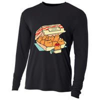 Kitten Nuggets Fast Food Cat And Chicken Nugget Lover Quote Cooling Performance Long Sleeve Crew