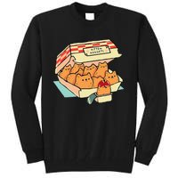 Kitten Nuggets Fast Food Cat And Chicken Nugget Lover Quote Tall Sweatshirt