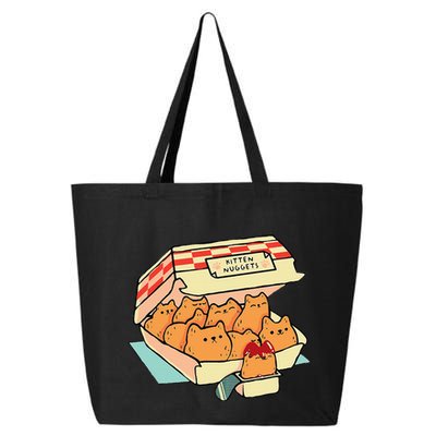 Kitten Nuggets Fast Food Cat And Chicken Nugget Lover Quote 25L Jumbo Tote