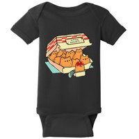 Kitten Nuggets Fast Food Cat And Chicken Nugget Lover Quote Baby Bodysuit