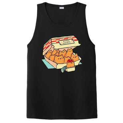 Kitten Nuggets Fast Food Cat And Chicken Nugget Lover Quote PosiCharge Competitor Tank