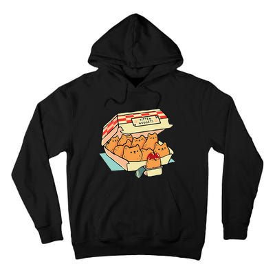 Kitten Nuggets Fast Food Cat And Chicken Nugget Lover Quote Tall Hoodie