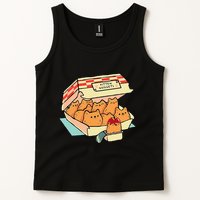 Kitten Nuggets Fast Food Cat And Chicken Nugget Lover Quote Tank Top
