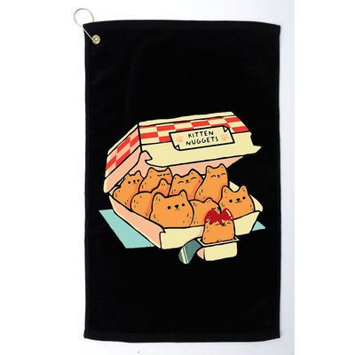 Kitten Nuggets Fast Food Cat And Chicken Nugget Lover Quote Golf Towel