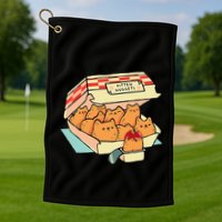 Kitten Nuggets Fast Food Cat And Chicken Nugget Lover Quote Golf Towel