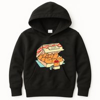 Kitten Nuggets Fast Food Cat And Chicken Nugget Lover Quote Kids Hoodie