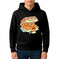 Kitten Nuggets Fast Food Cat And Chicken Nugget Lover Quote Kids Hoodie
