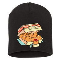 Kitten Nuggets Fast Food Cat And Chicken Nugget Lover Quote Short Acrylic Beanie