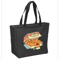 Kitten Nuggets Fast Food Cat And Chicken Nugget Lover Quote Zip Tote Bag
