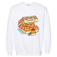 Kitten Nuggets Fast Food Cat And Chicken Nugget Lover Quote Garment-Dyed Sweatshirt