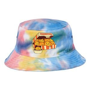 Kitten Nuggets Funny Cats & Chicken Nuggets Lover Tie Dye Newport Bucket Hat