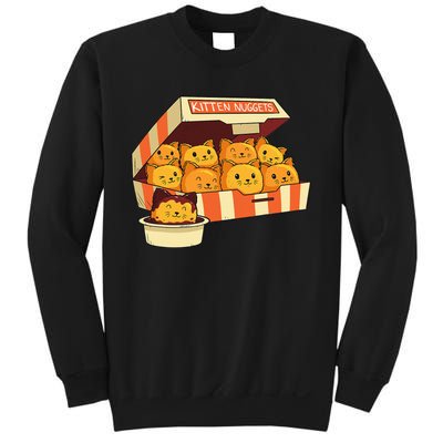 Kitten Nuggets Funny Cats & Chicken Nuggets Lover Sweatshirt