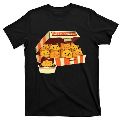 Kitten Nuggets Funny Cats & Chicken Nuggets Lover T-Shirt