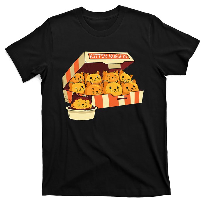 Kitten Nuggets Funny Cats & Chicken Nuggets Lover T-Shirt