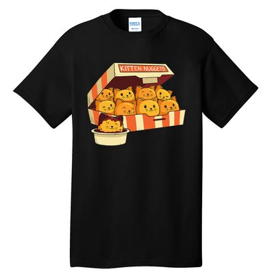 Kitten Nuggets Funny Cats & Chicken Nuggets Lover Tall T-Shirt