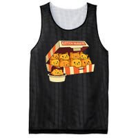 Kitten Nuggets Funny Cats & Chicken Nuggets Lover Mesh Reversible Basketball Jersey Tank