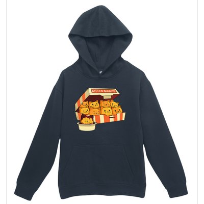 Kitten Nuggets Funny Cats & Chicken Nuggets Lover Urban Pullover Hoodie