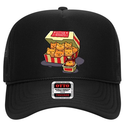 Kitten Nuggets Food Pun Cat Lover Gift Chicken Nuggets Trucker Hat