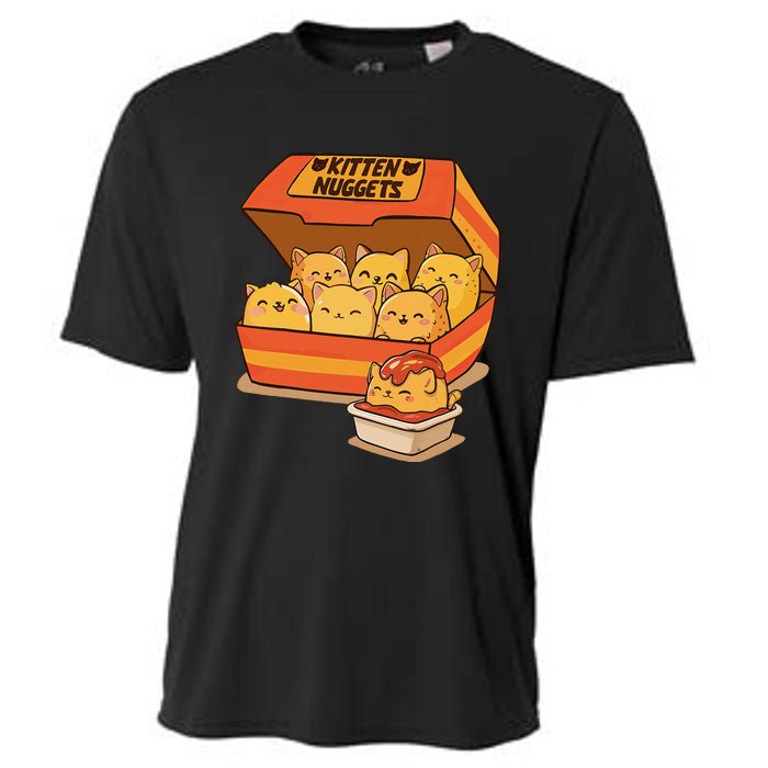 Kitten Nuggets Gift Cooling Performance Crew T-Shirt