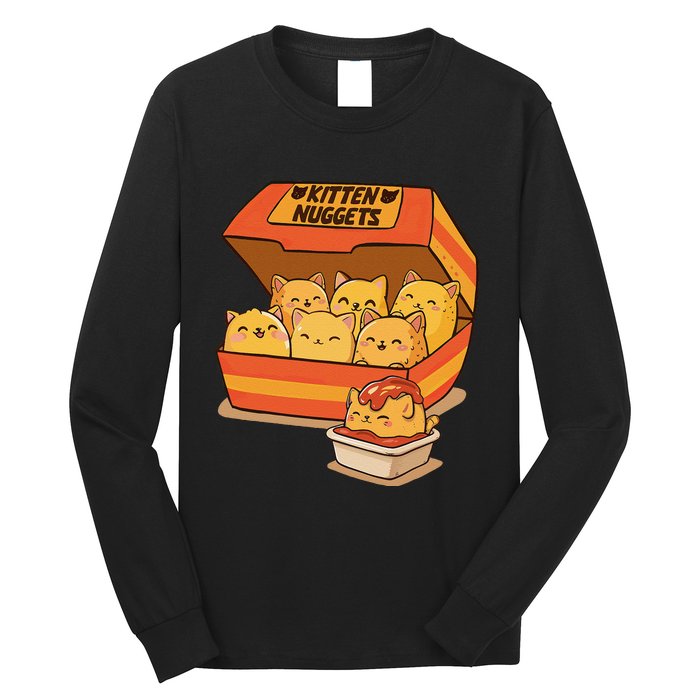 Kitten Nuggets Gift Long Sleeve Shirt