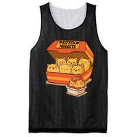 Kitten Nuggets Gift Mesh Reversible Basketball Jersey Tank