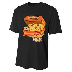 Kitten Nuggets Gift Performance Sprint T-Shirt