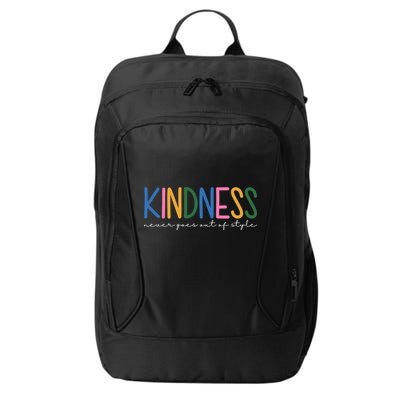 Kindness Never Goes Out Of Style Colorful City Backpack