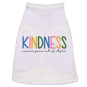 Kindness Never Goes Out Of Style Colorful Doggie Tank