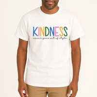 Kindness Never Goes Out Of Style Colorful Tall T-Shirt