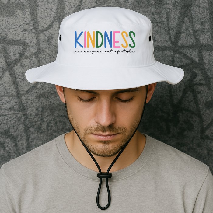 Kindness Never Goes Out Of Style Colorful Bucket Hat