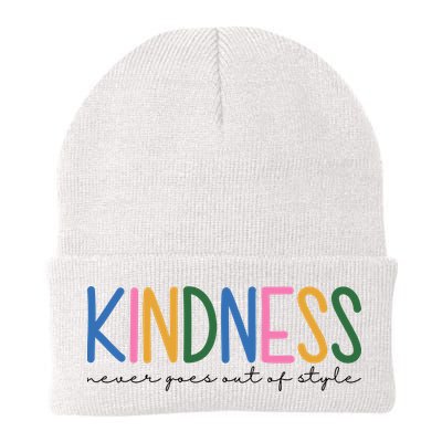 Kindness Never Goes Out Of Style Colorful Beanie